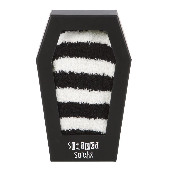Striped Socks in Coffin Gift Box - Scents & Gifts UK