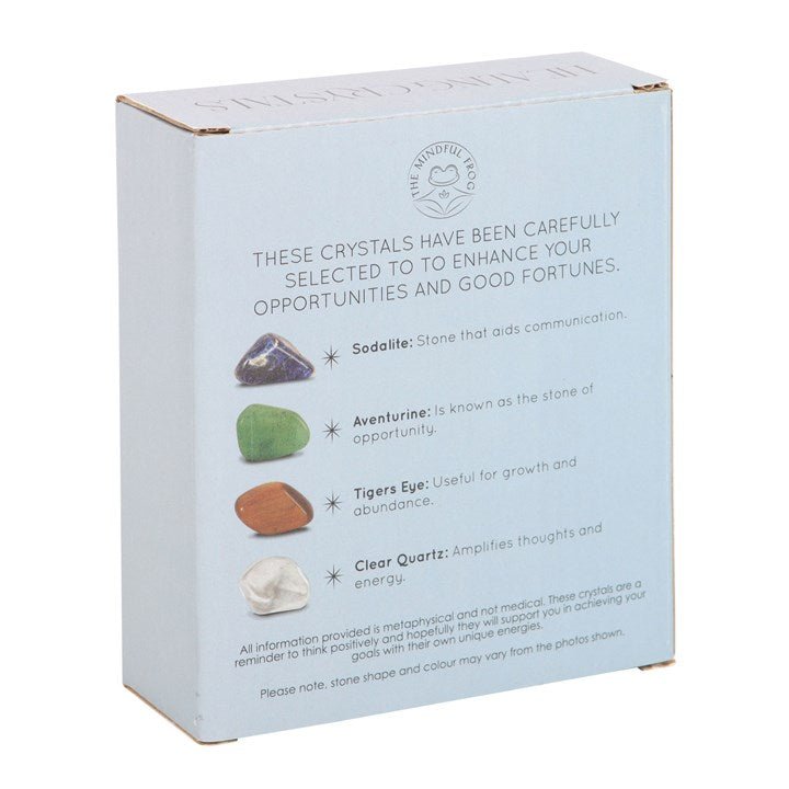 Success Healing Crystal Set with Moon Trinket Dish - Scents & Gifts UK