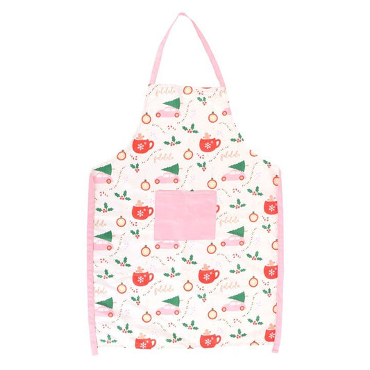 Sugarplum Fun Christmas Print Apron - Scents & Gifts UK