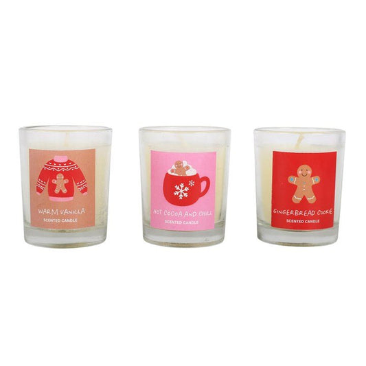 Sugarplum Fun Christmas Votive Candle Trio - Scents & Gifts UK