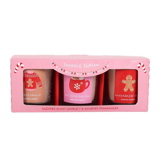 Sugarplum Fun Christmas Votive Candle Trio - Scents & Gifts UK