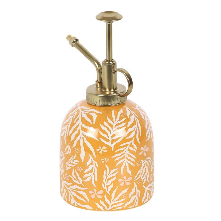 Summer Leaf Print Ceramic Plant Mister - Scents & Gifts UK