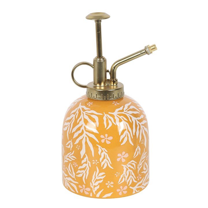 Summer Leaf Print Ceramic Plant Mister - Scents & Gifts UK