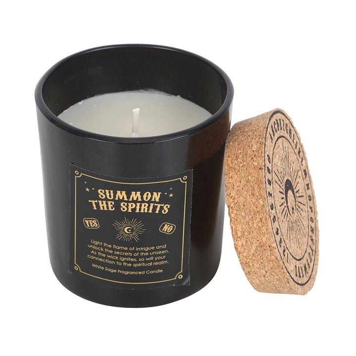 Summon the Spirits Talking Board White Sage Candle - Scents & Gifts UK