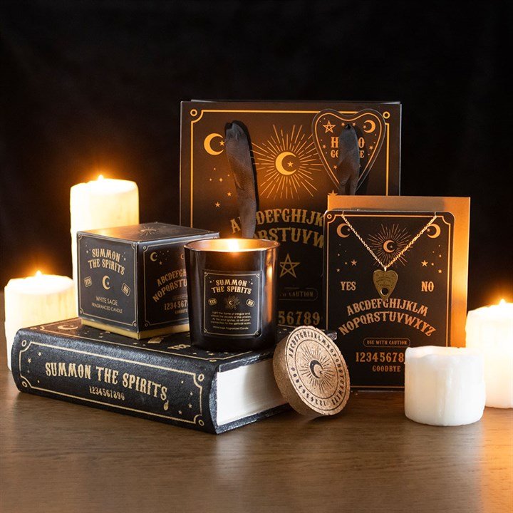 Summon the Spirits Talking Board White Sage Candle - Scents & Gifts UK