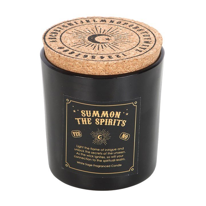 Summon the Spirits Talking Board White Sage Candle - Scents & Gifts UK