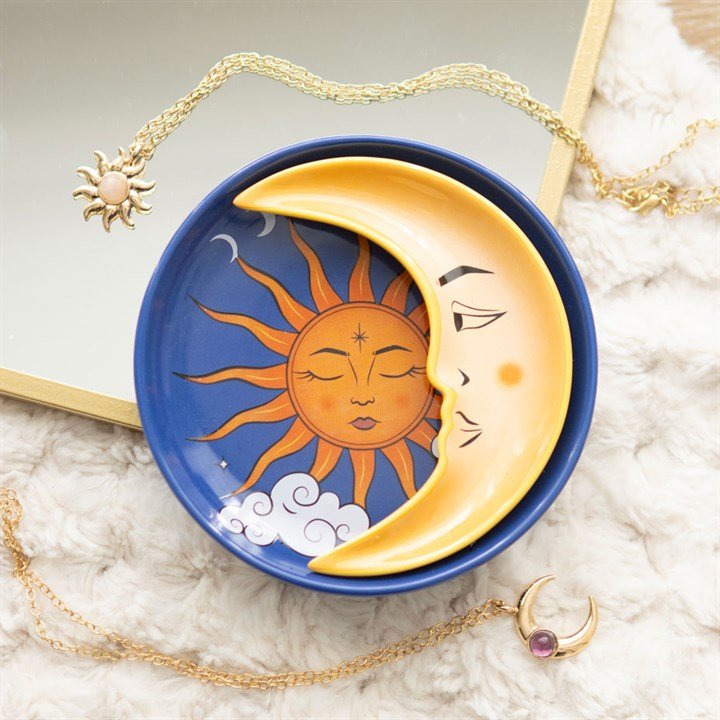 Sun and Moon Celestial Stacking Trinket Dish - Scents & Gifts UK