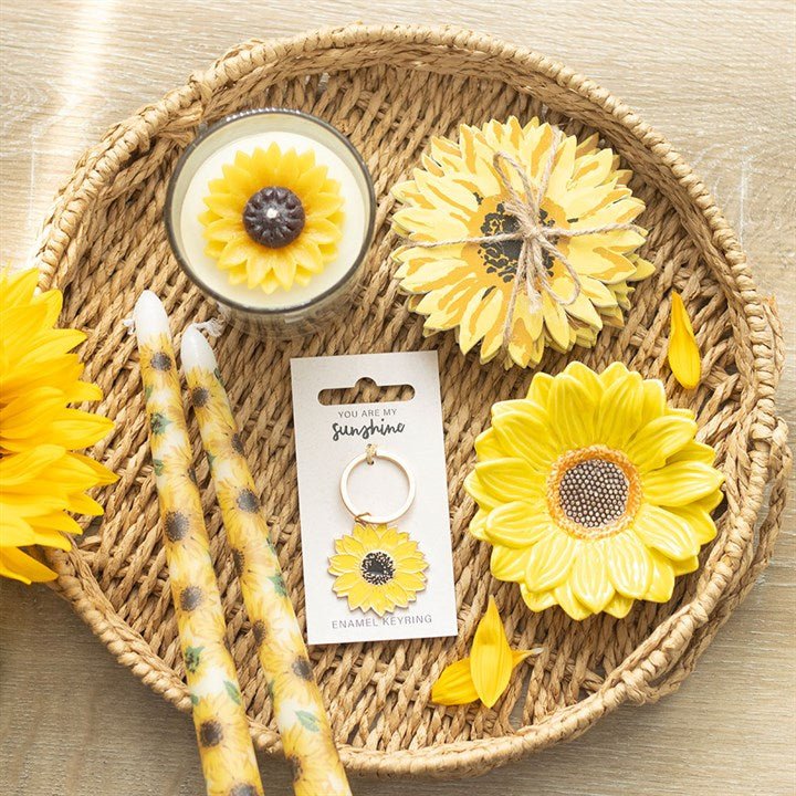 Sunflower Coaster Set - Scents & Gifts UK