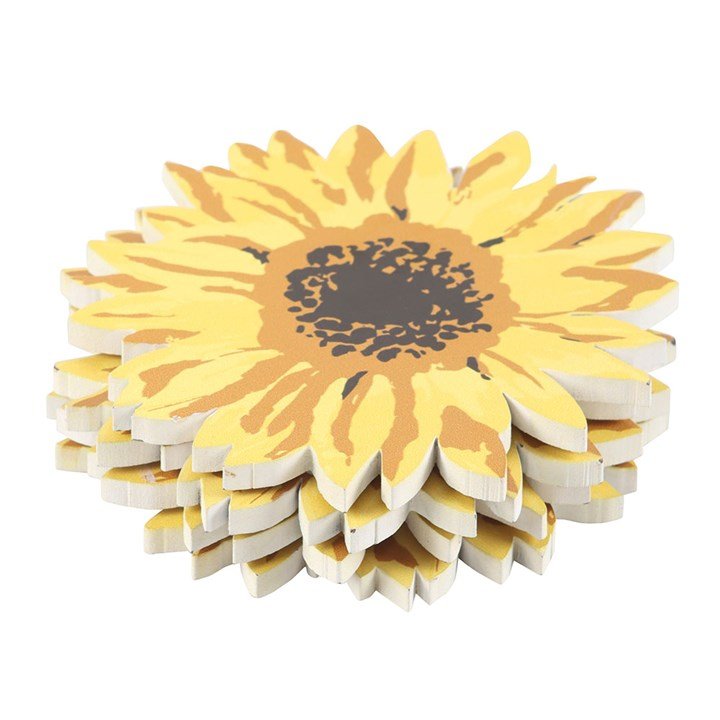 Sunflower Coaster Set - Scents & Gifts UK