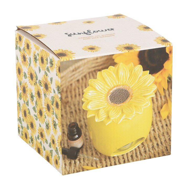Sunflower Oil Burner and Wax Warmer - Scents & Gifts UK