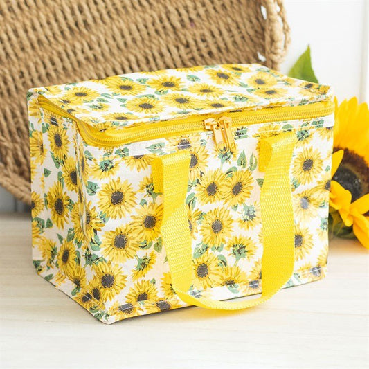 Sunflower Print Lunch Bag - Scents & Gifts UK