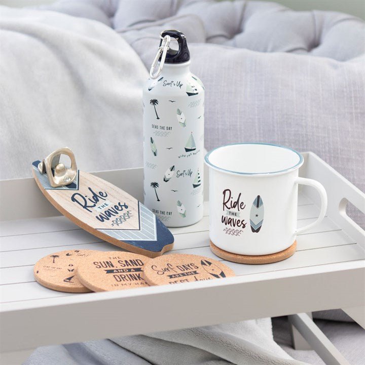 Surf's Up Cork Coaster Set - Scents & Gifts UK