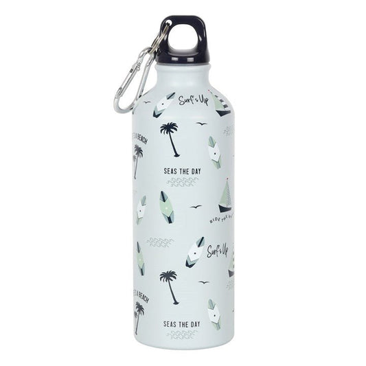 Surf's Up Nautical Metal Water Bottle - Scents & Gifts UK