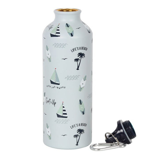 Surf's Up Nautical Metal Water Bottle - Scents & Gifts UK