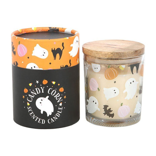 Sweet and Spooky Candy Corn Candle - Scents & Gifts UK