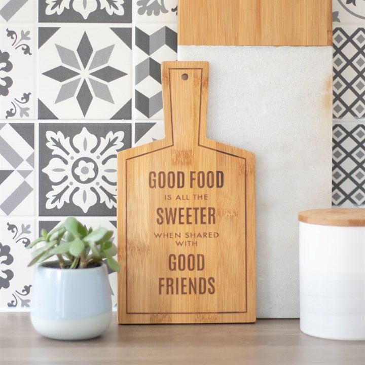 Sweeter When Shared Bamboo Serving Board - Scents & Gifts UK