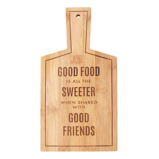 Sweeter When Shared Bamboo Serving Board - Scents & Gifts UK