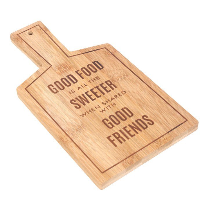 Sweeter When Shared Bamboo Serving Board - Scents & Gifts UK