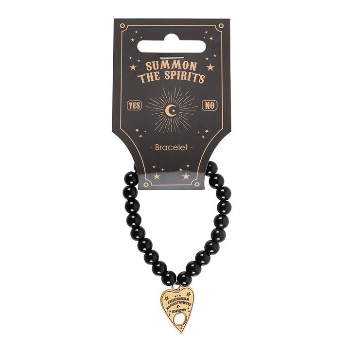 Talking Board Planchette Beaded Charm Bracelet - Scents & Gifts UK