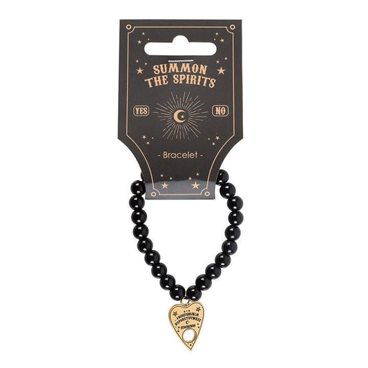 Talking Board Planchette Beaded Charm Bracelet - Scents & Gifts UK