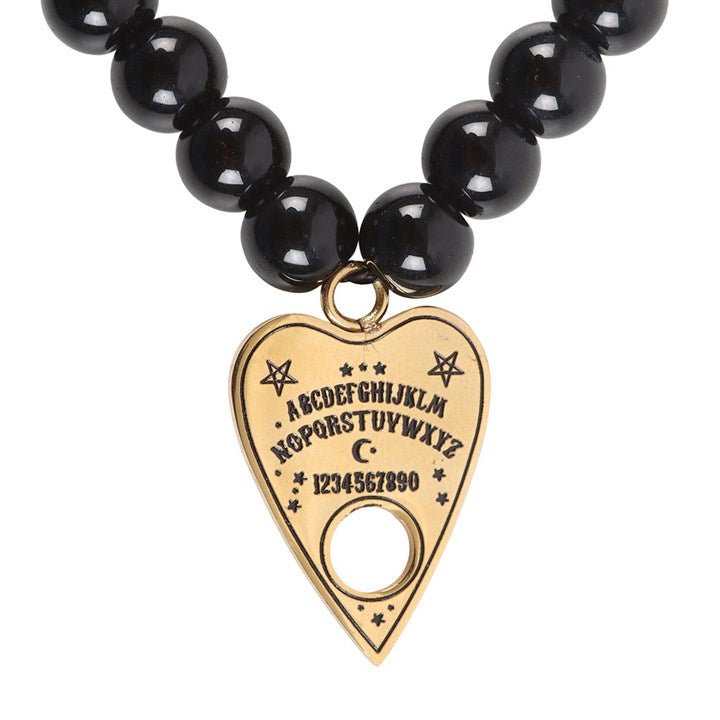 Talking Board Planchette Beaded Charm Bracelet - Scents & Gifts UK