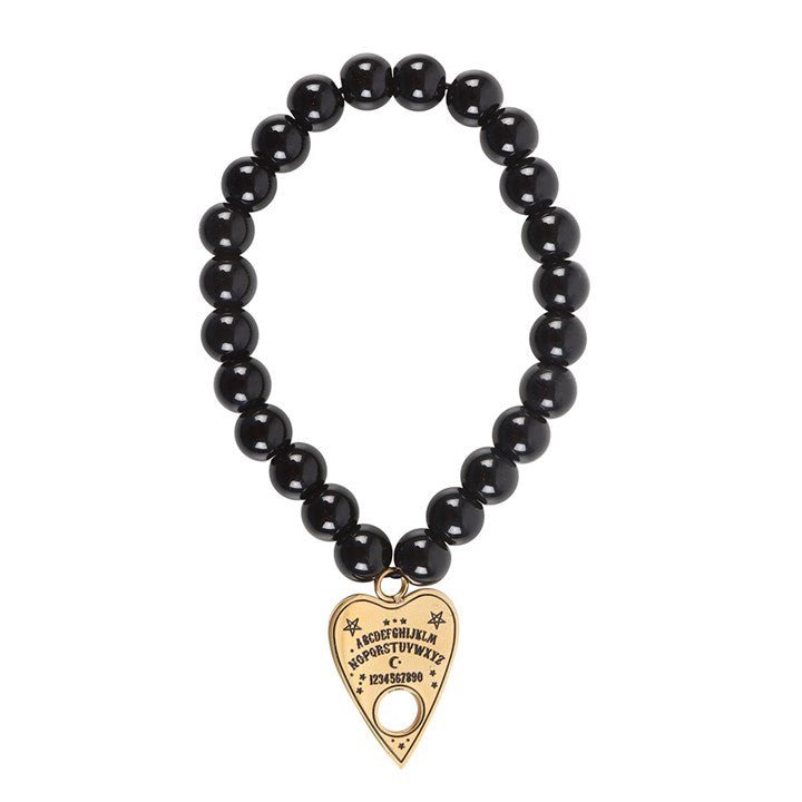 Talking Board Planchette Beaded Charm Bracelet - Scents & Gifts UK
