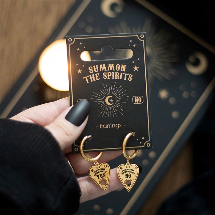 Talking Board Planchette Earrings - Scents & Gifts UK