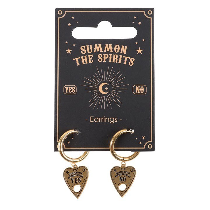 Talking Board Planchette Earrings - Scents & Gifts UK