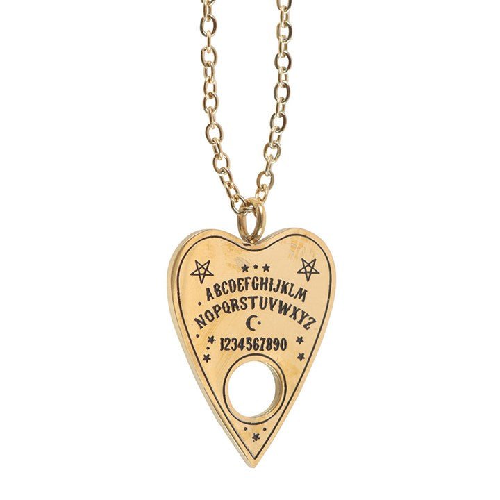 Talking Board Planchette Necklace Greeting Card - Scents & Gifts UK