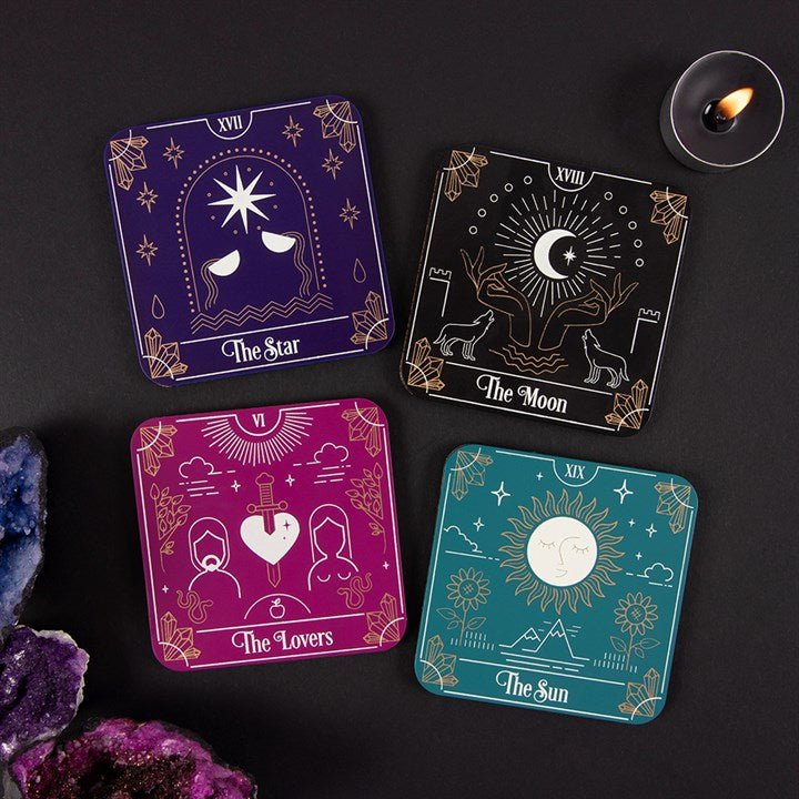 Tarot Card Coaster Set - Scents & Gifts UK