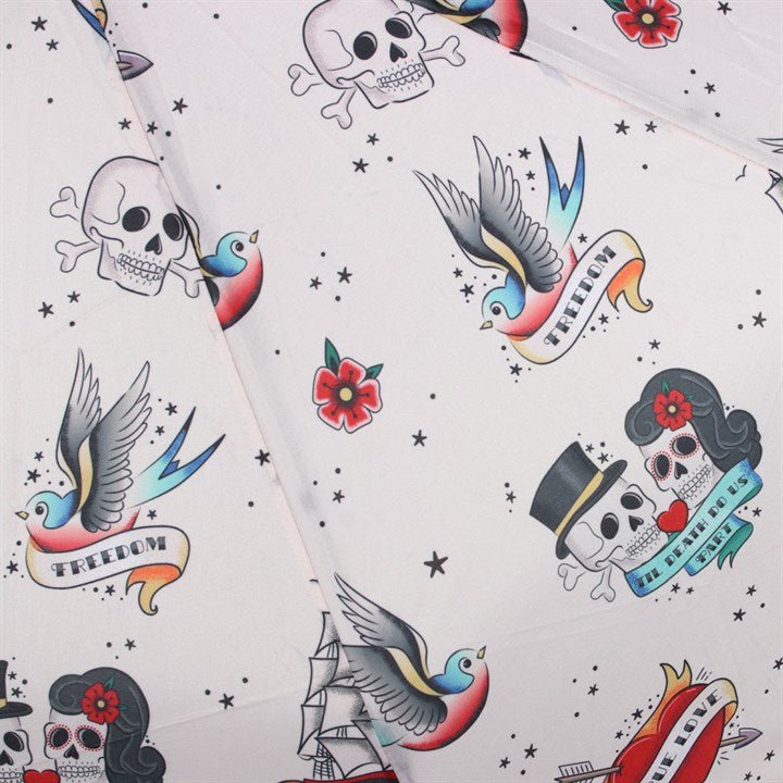 Tattoo Print Travel Umbrella - Scents & Gifts UK