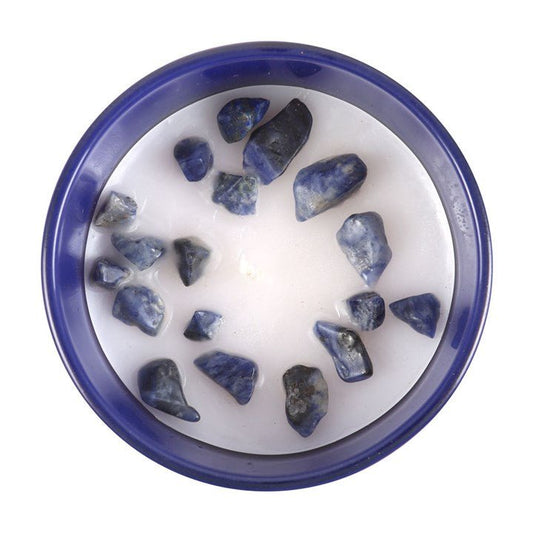 Taurus Amber & Vanilla Gemstone Zodiac Candle - Scents & Gifts UK