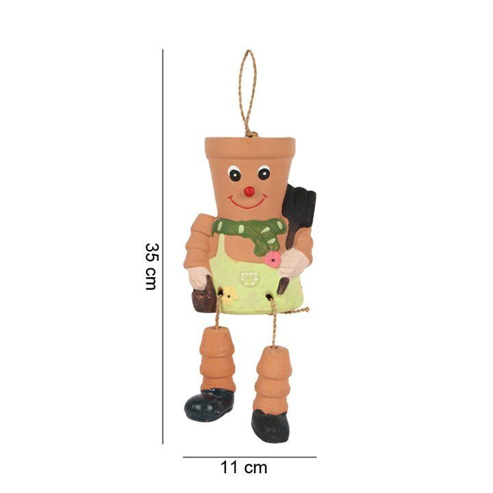 Terracotta Pot Man Planter - Scents & Gifts UK