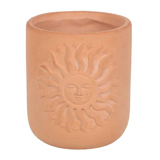 Terracotta Sun Plant Pot - Scents & Gifts UK