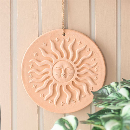 Terracotta Sun Plaque - Scents & Gifts UK