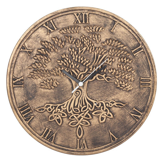 Terracotta Tree of Life Clock by Lisa Parker - Scents & Gifts UK