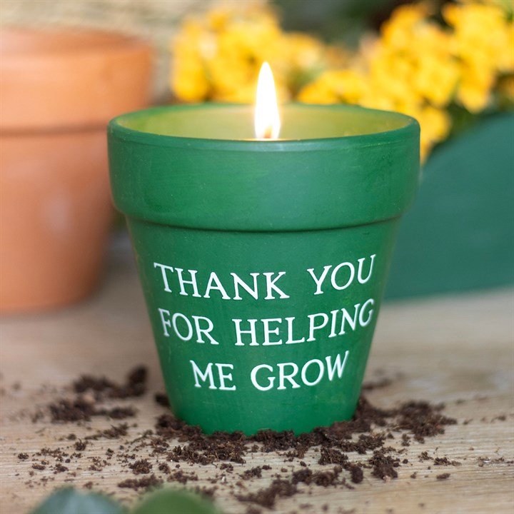 Thank You for Helping Me Grow Citronella Candle - Scents & Gifts UK