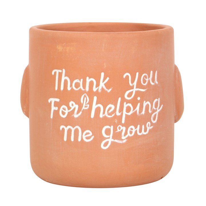 Thank You For Helping Me Grow Sitting Plant Pot Pal - Scents & Gifts UK