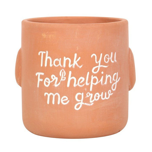 Thank You For Helping Me Grow Sitting Plant Pot Pal - Scents & Gifts UK