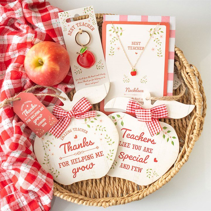Thanks for Helping Me Grow Apple Hanging Decoration - Scents & Gifts UK