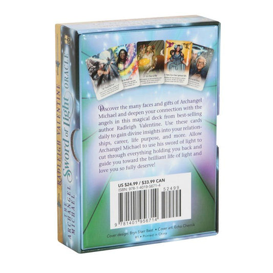 The Archangel Michael Sword of Light Oracle Cards - Scents & Gifts UK