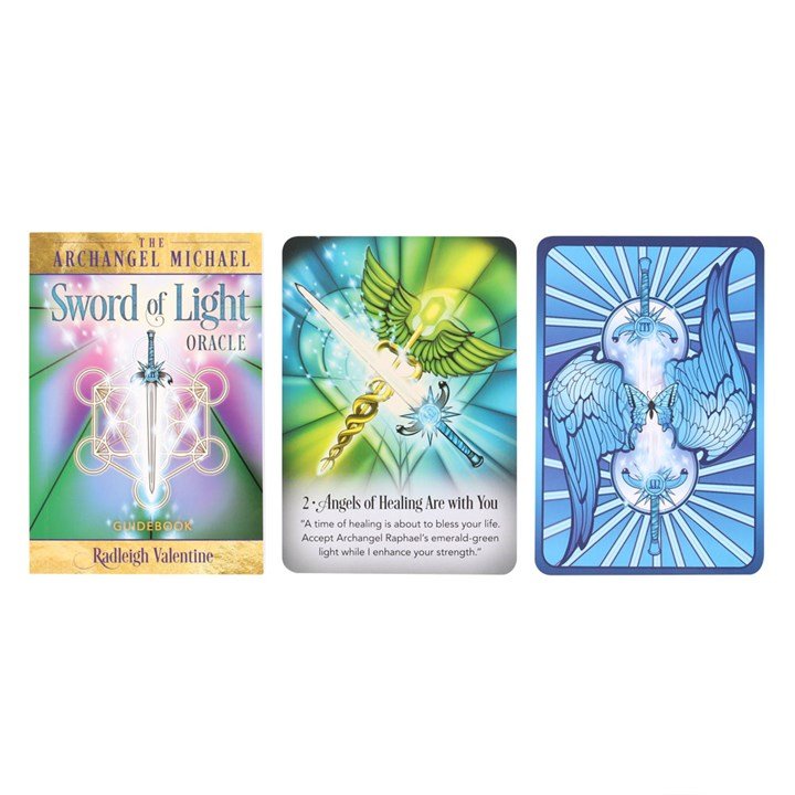 The Archangel Michael Sword of Light Oracle Cards - Scents & Gifts UK
