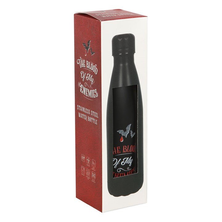 The Blood Of My Enemies Metal Water Bottle - Scents & Gifts UK