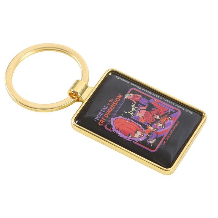 The Cat Dimension Keyring by Steven Rhodes - Scents & Gifts UK