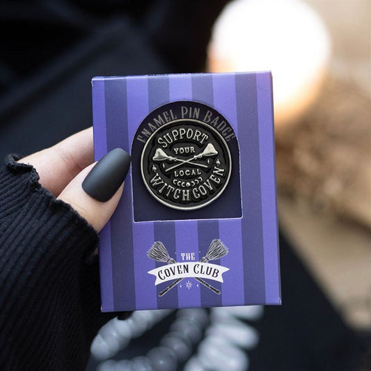 The Coven Club Enamel Pin Badge - Scents & Gifts UK