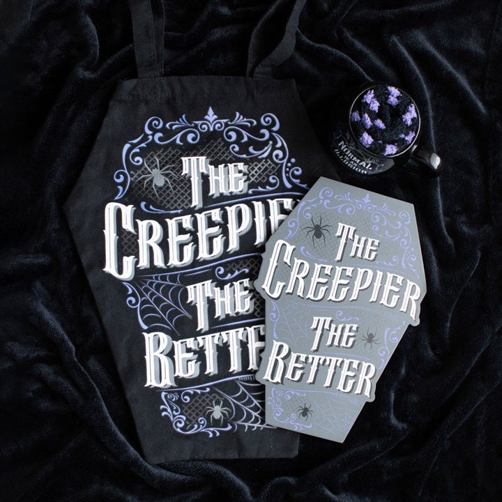 The Creepier the Better Coffin Shaped Tote Bag - Scents & Gifts UK
