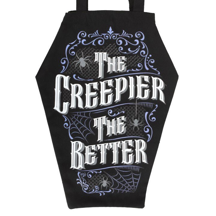 The Creepier the Better Coffin Shaped Tote Bag - Scents & Gifts UK