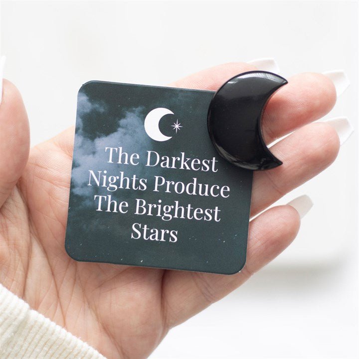 The Darkest Nights Black Obsidian Moon in a Bag - Scents & Gifts UK