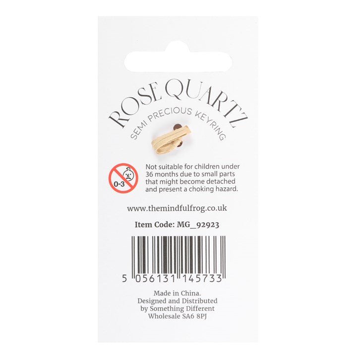 The Magic Is In You Rose Quartz Crystal Keyring - Scents & Gifts UK