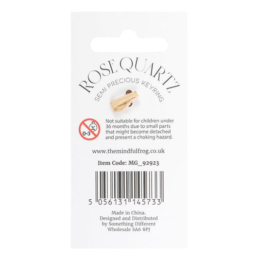 The Magic Is In You Rose Quartz Crystal Keyring - Scents & Gifts UK
